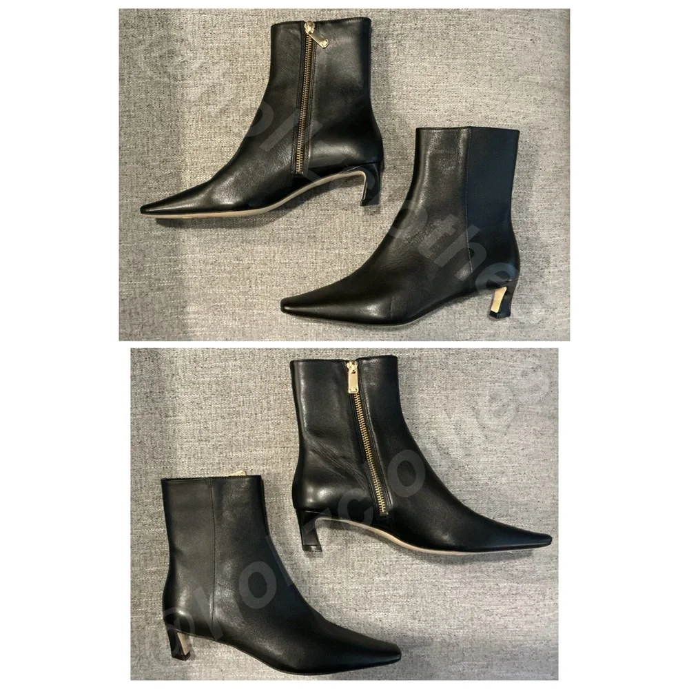 NWOB Michael Kors Cosmo Kitten Heel Booties Black 5.5 - Picture 5 of 9